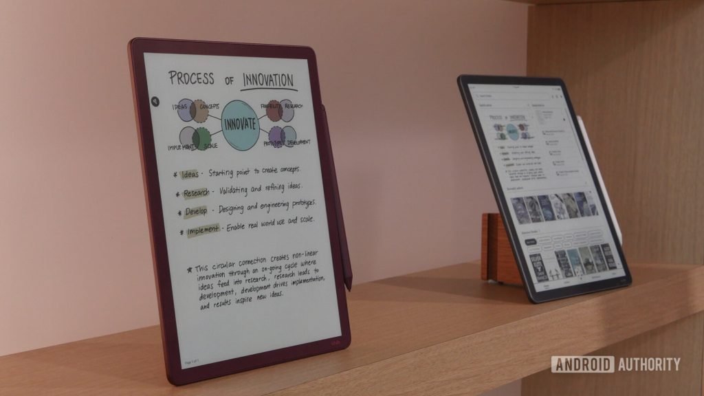 The Kindle Scribe Colorsoft adds color support to the e-ink experience.