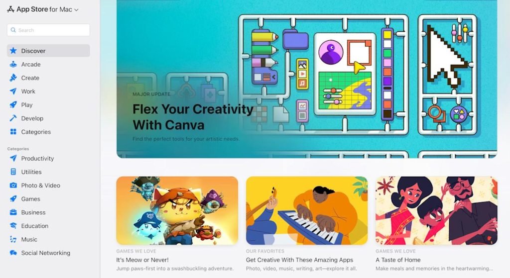 Apple's App Store website is actually an app store website now