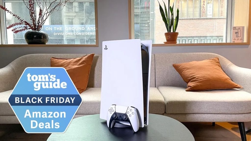 PlayStation 5 with Amazon deal badge