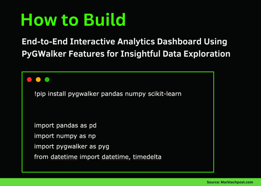 How to Build an End-to-End Interactive Analytics Dashboard Using PyGWalker Features for Insightful Data Exploration How to Build an End-to-End Interactive Analytics Dashboard Using PyGWalker Features for Insightful Data Exploration