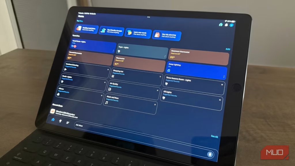 I turned my old tablet into a smart home dashboard, and it's perfect