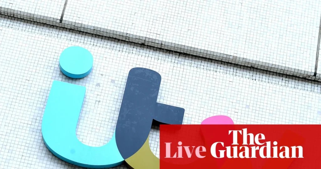 ITV shares jump by 18% as it holds talks to sell media and entertainment operations to Sky – business live | Business