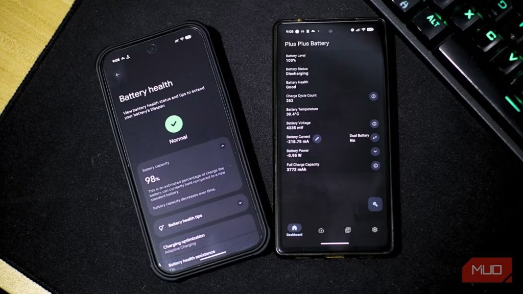 My Android finally shows real battery health like an iPhone