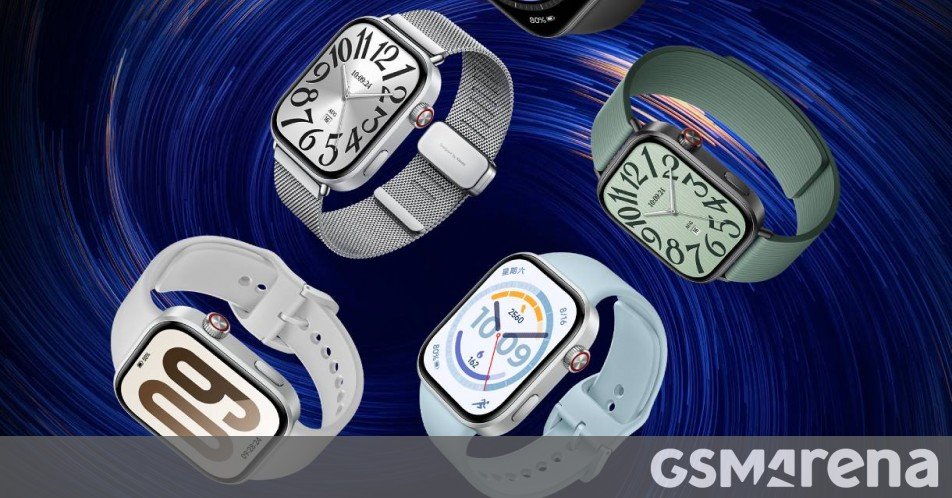 The new Redmi Watch 6 is thinner and has an extra button The new Redmi Watch 6 is thinner and has an extra button