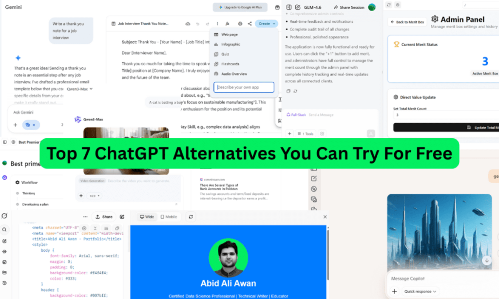 Top 7 ChatGPT Alternatives You Can Try For Free Top 7 ChatGPT Alternatives You Can Try For Free