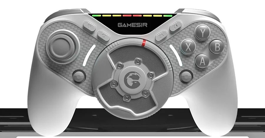 GameSir put a tiny steering wheel on its new Swift Drive controller GameSir put a tiny steering wheel on its new Swift Drive controller