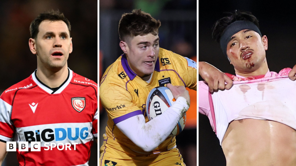 Tomos Williams, Tommy Freeman and Marcus Smith