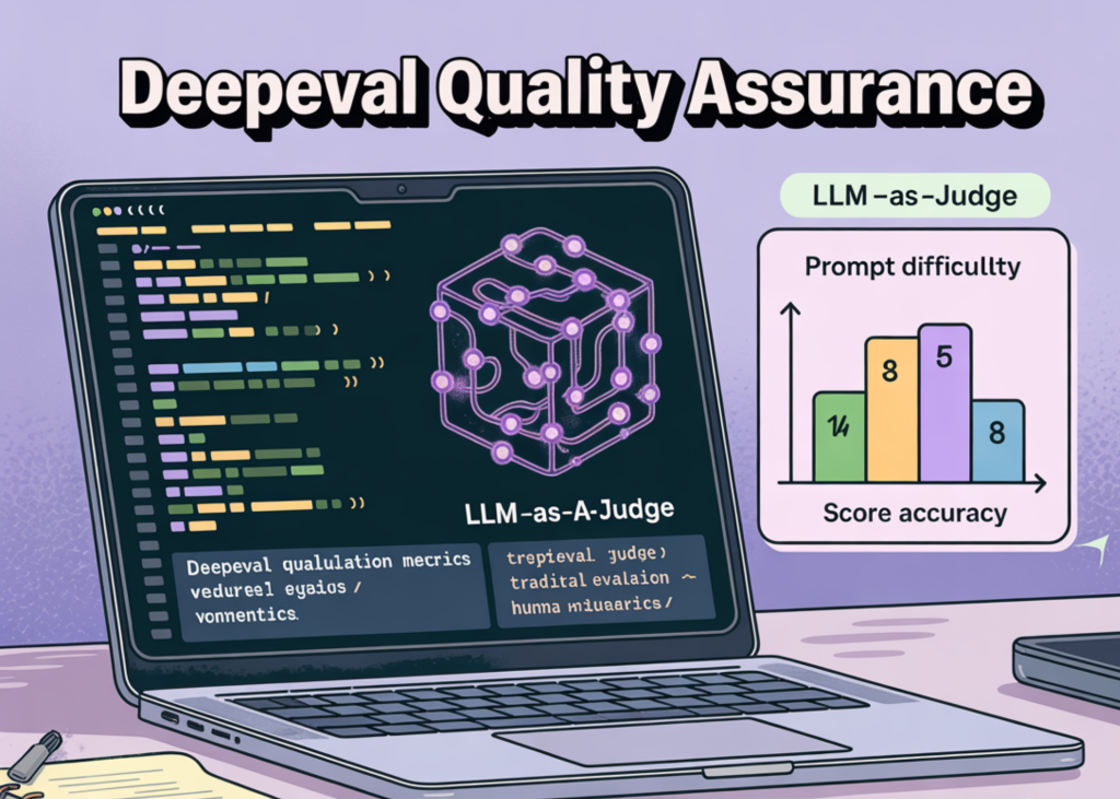A Coding Implementation to Automating LLM Quality Assurance with DeepEval, Custom Retrievers, and LLM-as-a-Judge Metrics A Coding Implementation to Automating LLM Quality Assurance with DeepEval, Custom Retrievers, and LLM-as-a-Judge Metrics