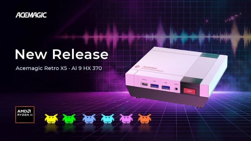 Acemagic Retro X5 Blends NES Design, Retro Gaming, And AI Power Acemagic Retro X5 Blends NES Design, Retro Gaming, And AI Power