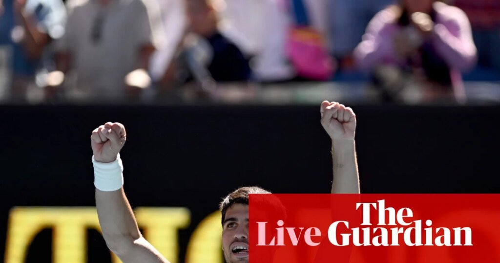 Alcaraz eases into fourth round after Sabalenka wins tense match – as it happened | Australian Open 2026