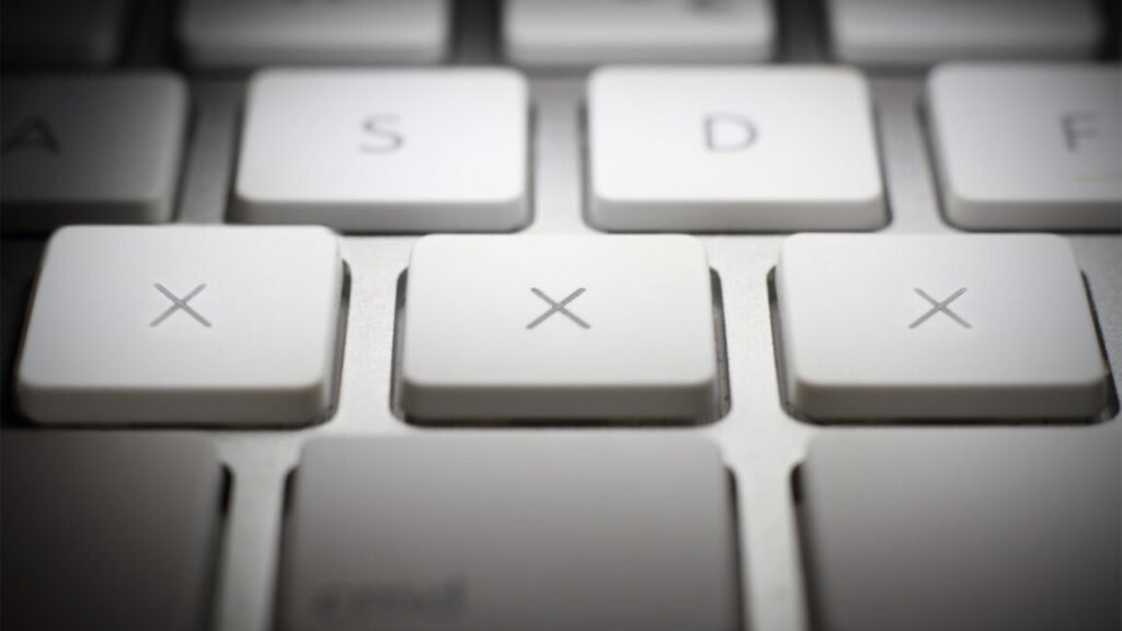 XXX on a keyboard, xxx internet domain