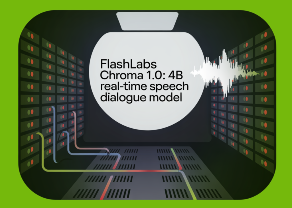 FlashLabs Researchers Release Chroma 1.0: A 4B Real Time Speech Dialogue Model With Personalized Voice Cloning FlashLabs Researchers Release Chroma 1.0: A 4B Real Time Speech Dialogue Model With Personalized Voice Cloning