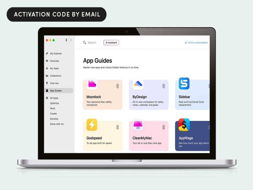 Get over 200 apps and AI tools bundled for $68.99 Setapp AI: 1-Year Subscription