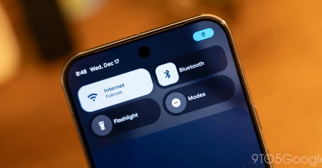 Google adding blur to Android 17's system UI on Pixel