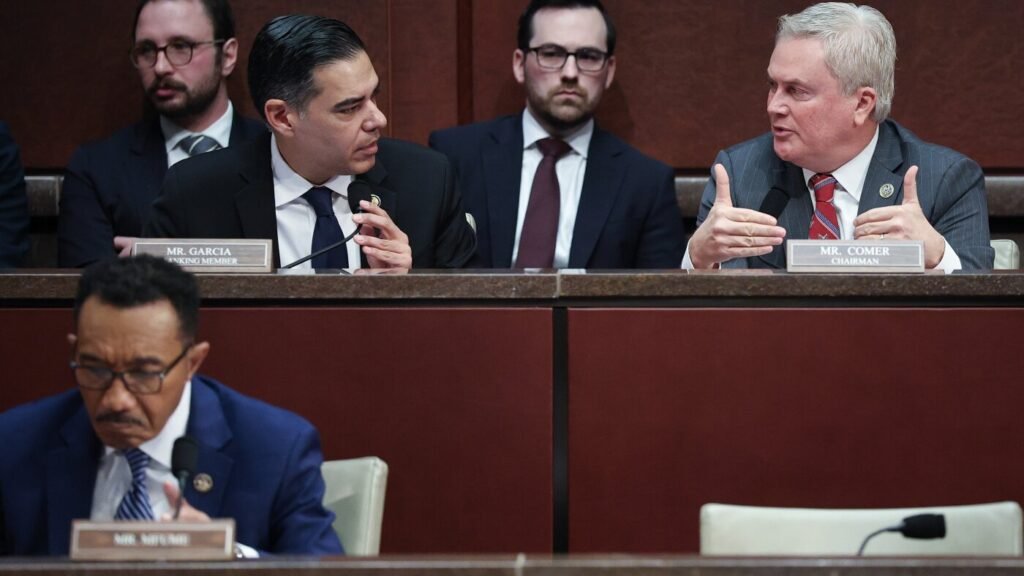 House Oversight panel votes to hold Clintons in contempt : NPR