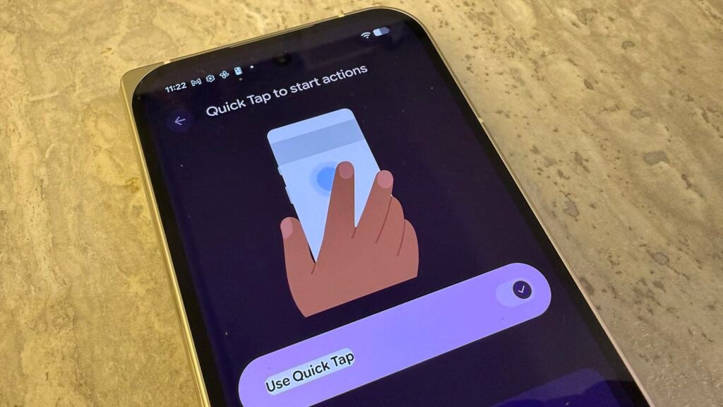 Google Pixel Gestures menu