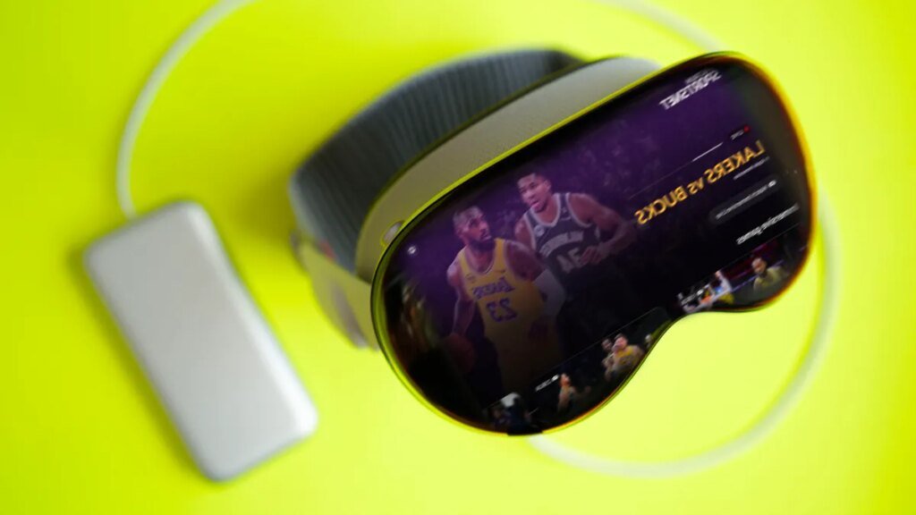 I watched a live NBA game on Apple Vision Pro for 3 hours - it let me down in the best way