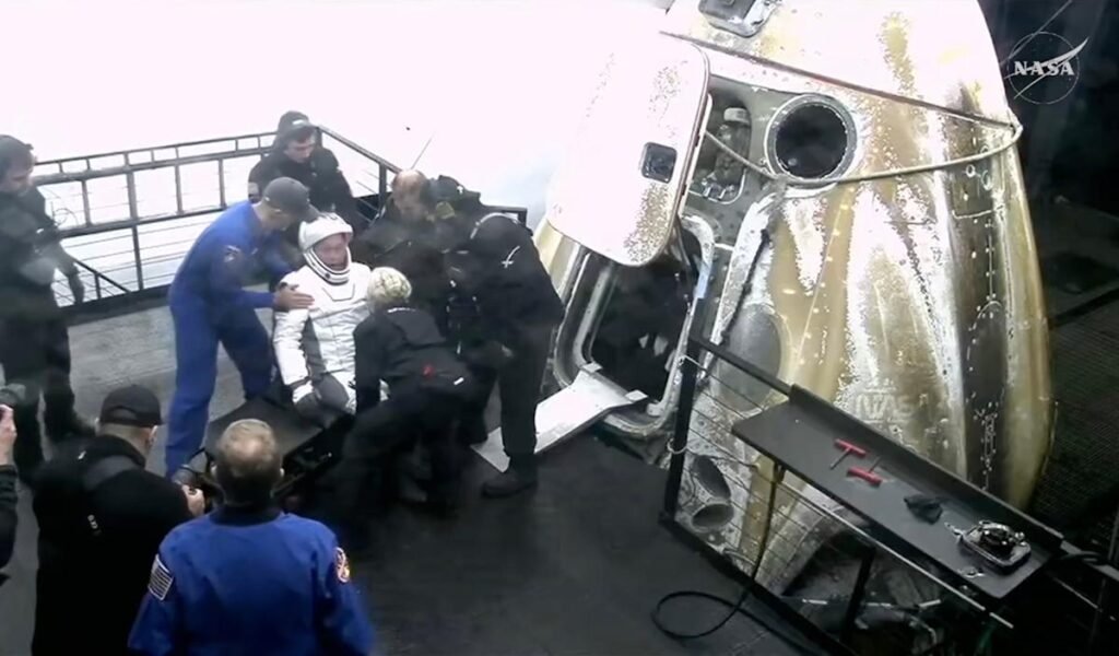 ISS mission splashes down after medical issue