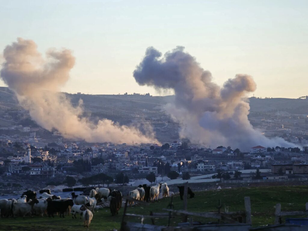 Israeli strikes kill two in Lebanon, UN forces report drone attack | News