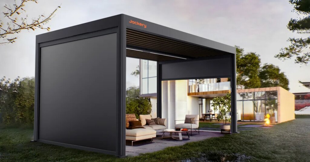 Jackery’s solar-powered Gazebo is a good DIY idea