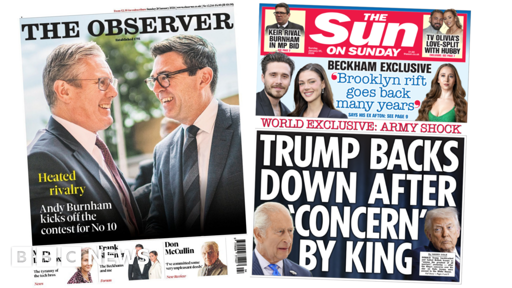 Labour’s ‘heated rivalry’ and ‘Trump backs down’ Labour's 'heated rivalry' and 'Trump backs down'