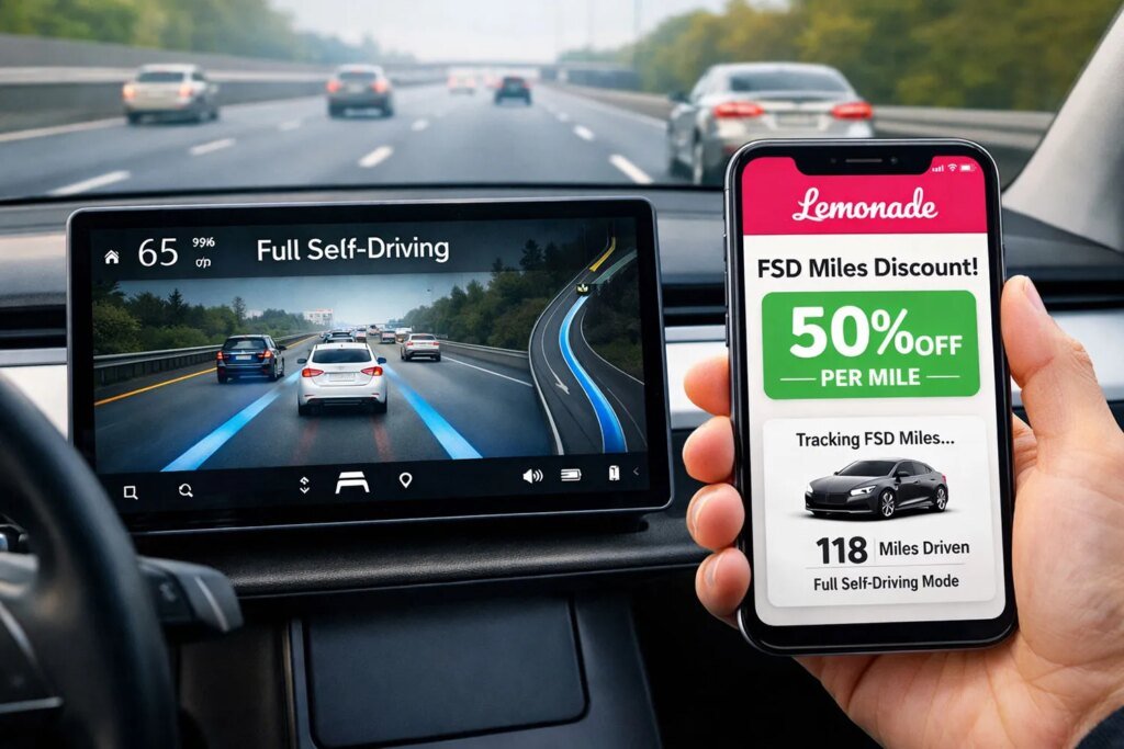 Lemonade Launches Cheaper Car Insurance for Tesla FSD Lemonade Launches Cheaper Car Insurance for Tesla FSD