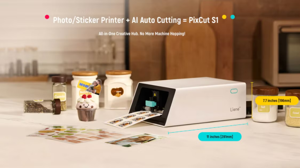 Liene redefines home crafting at CES with the PixCut S1 all-in-one sticker machine