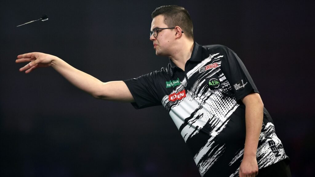 Live stream Gian van Veen vs Gary Anderson in World Darts Championship semifinal