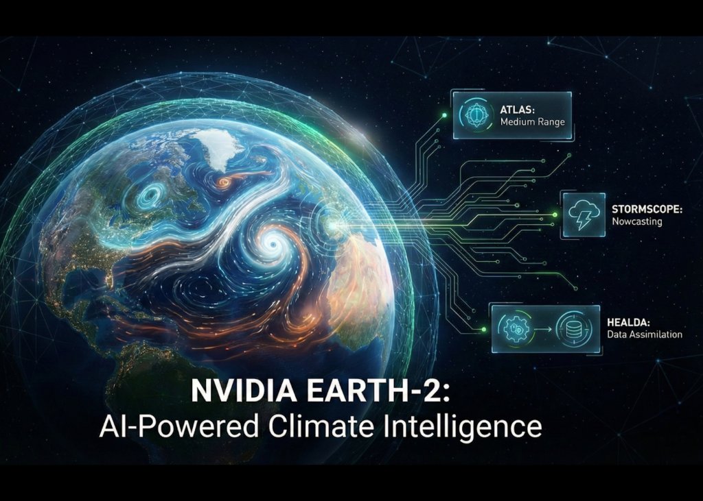 NVIDIA Revolutionizes Climate Tech with ‘Earth-2’: The World’s First Fully Open Accelerated AI Weather Stack NVIDIA Revolutionizes Climate Tech with ‘Earth-2’: The World’s First Fully Open Accelerated AI Weather Stack