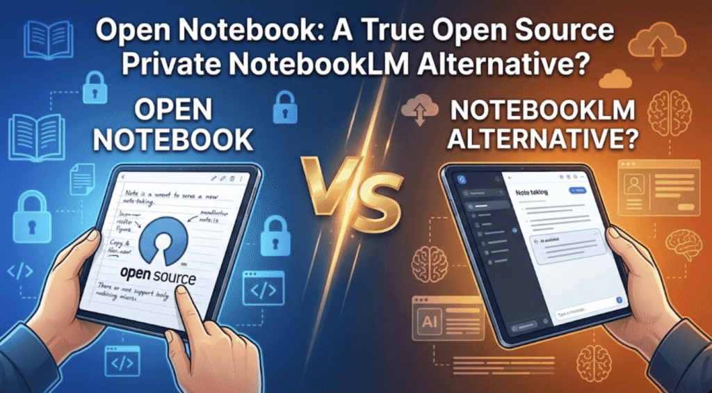 Open Notebook: A True Open Source Private NotebookLM Alternative?