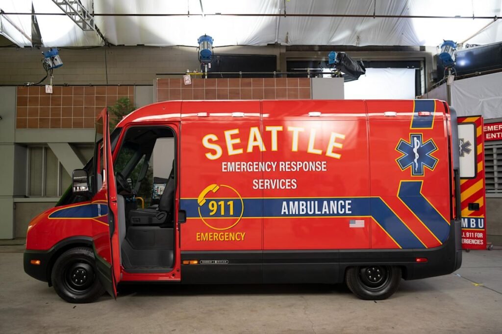 Rivian made an electric ambulance for Grey's Anatomy