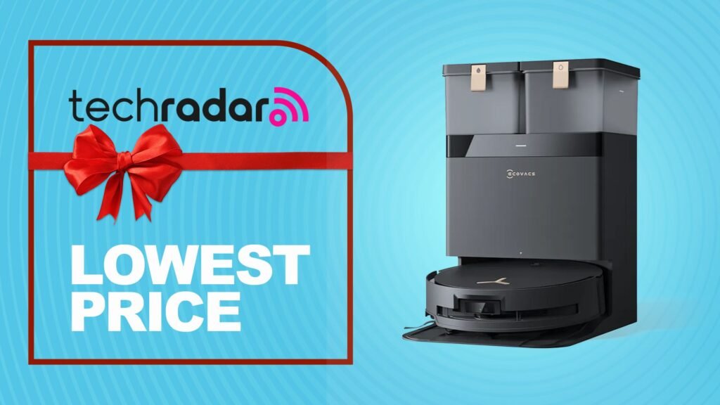 This top-tier robovac is back to its Black Friday price – get the Ecovacs Deebot X8 Pro Omni for a massive 45% off The Ecovacs Deebot X8 Pro Omni robot vacuum on a blue TechRadar deals background for lowest price