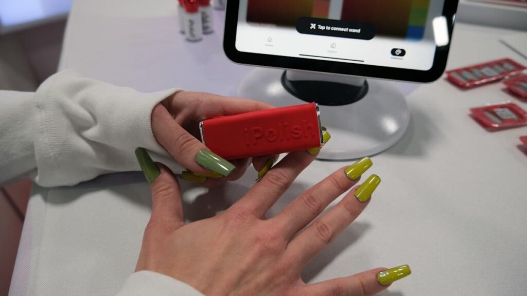 iPolish brings color-changing press-on smart nails to CES