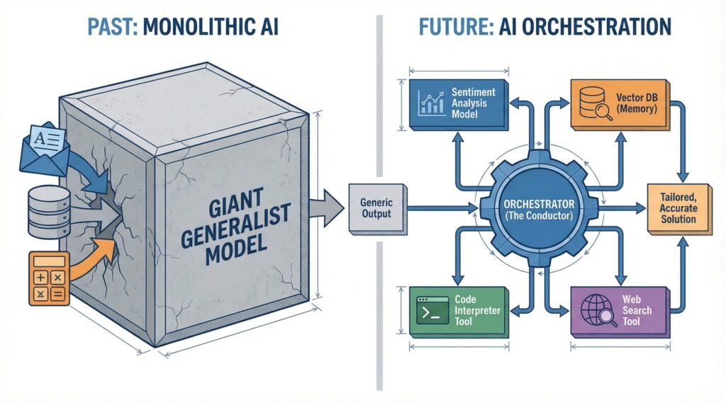 Beyond Giant Models: Why AI Orchestration Is the New Architecture Beyond Giant Models: Why AI Orchestration Is the New Architecture