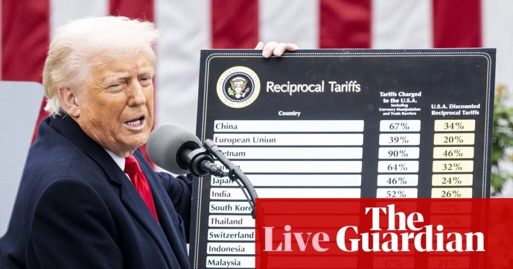 Donald Trump to speak after major loss to US supreme court over sweeping global tariffs – live | Trump tariffs
