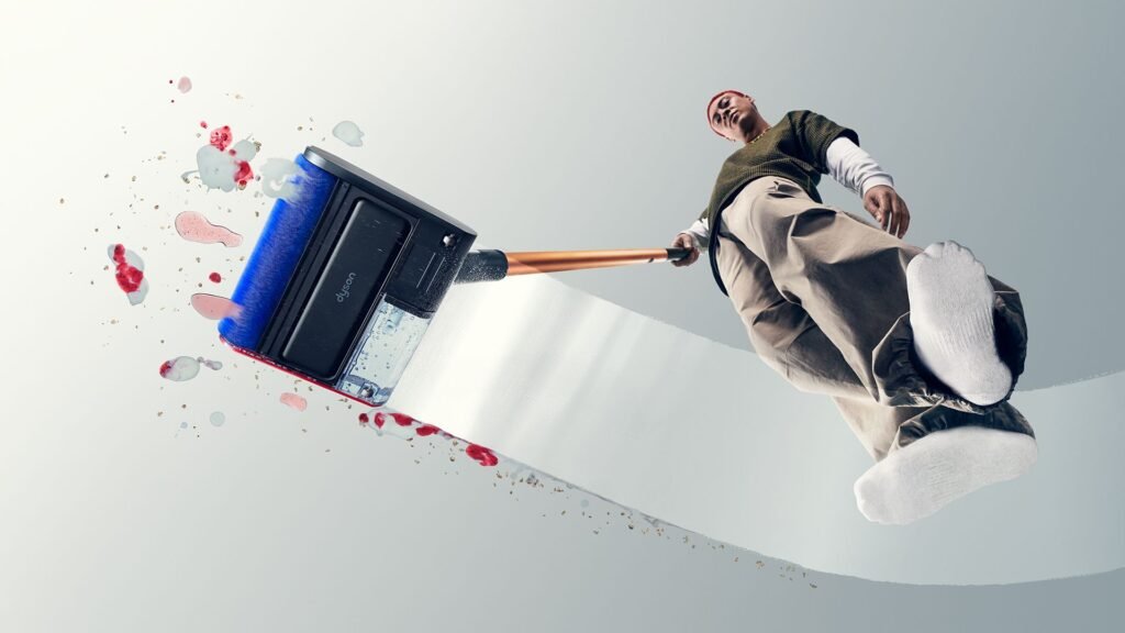 Dyson just made the smallest wet cleaner I’ve ever seen — and the vacuum master claims it ‘glides effortlessly and reaches where others can’t’ Dyson PencilWash in use