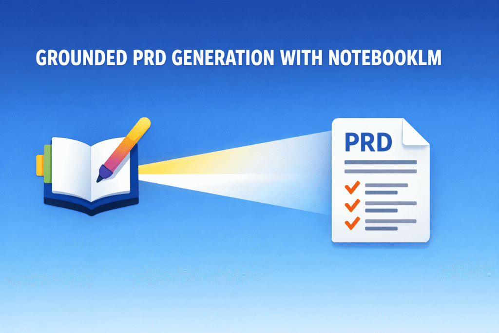 Grounded PRD Generation with NotebookLM Grounded PRD Generation with NotebookLM
