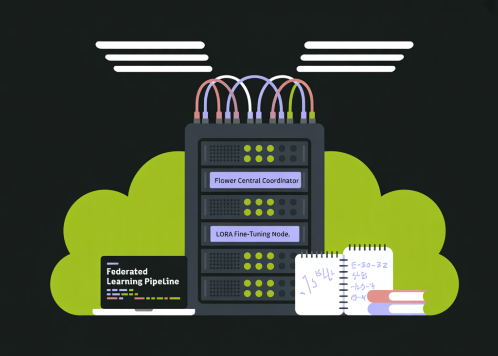How to Build a Privacy-Preserving Federated Pipeline to Fine-Tune Large Language Models with LoRA Using Flower and PEFT How to Build a Privacy-Preserving Federated Pipeline to Fine-Tune Large Language Models with LoRA Using Flower and PEFT