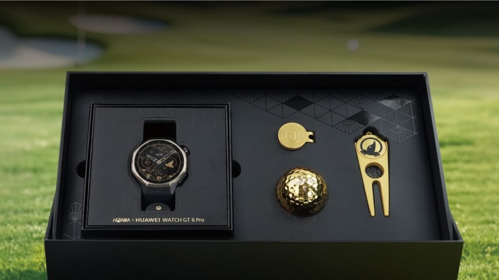 Huawei and Honma launch gold-accented Watch GT 6 Pro for golfers