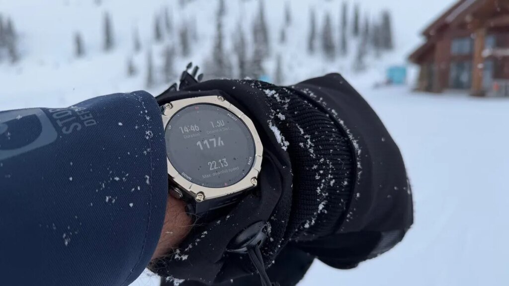 I went alpine skiing with this rugged watch and it tracked every slope in detail