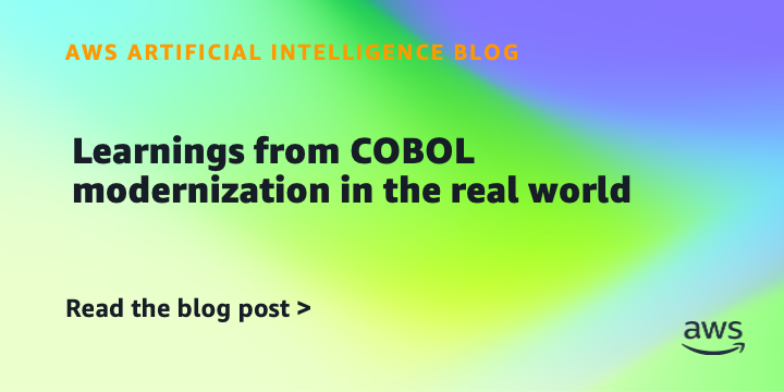 Learnings from COBOL modernization in the real world Learnings from COBOL modernization in the real world