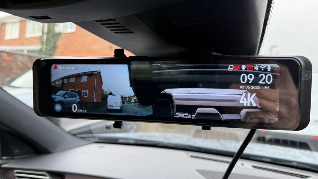 Miofive Mirror 1 review: the 4K dash cam that replaces your rearview mirror (if it fits)