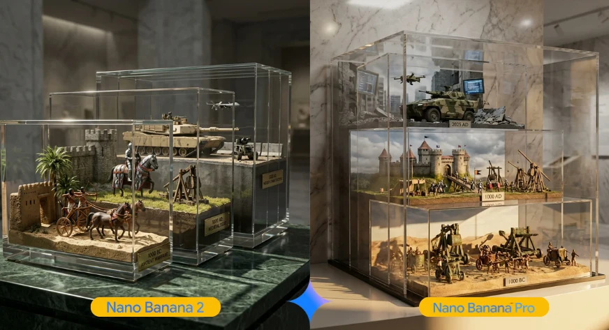 Nano Banana 2 vs Nano Banana Pro: What’s the Difference? Nano Banana 2 vs Nano Banana Pro: What's the Difference?