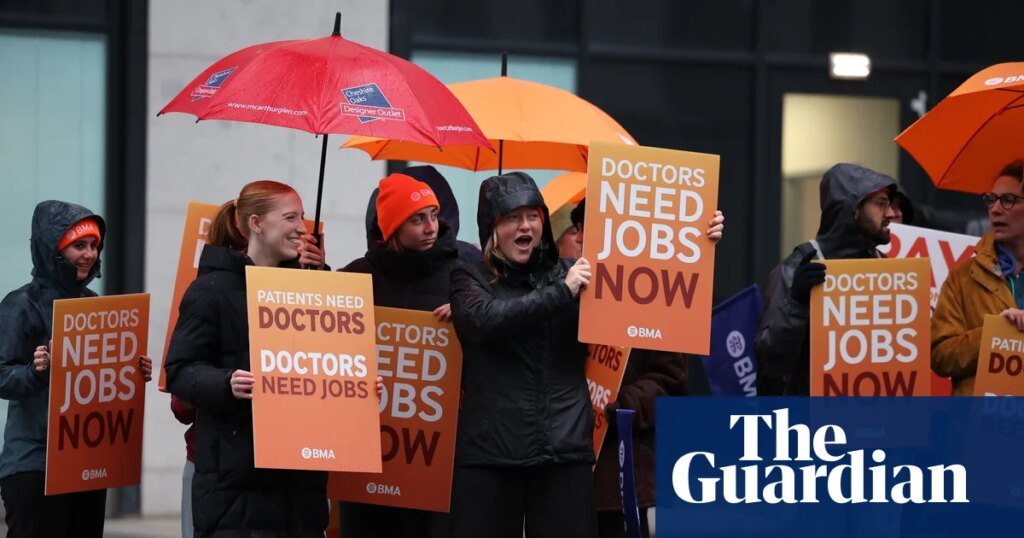 Resident doctors in England vote to continue industrial action for another six months | Doctors Resident doctors in England vote to continue industrial action for another six months | Doctors