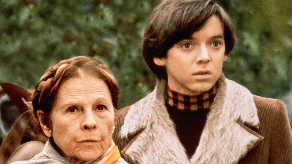 Ruth Gordon and Bud Cort in Harold and Maude