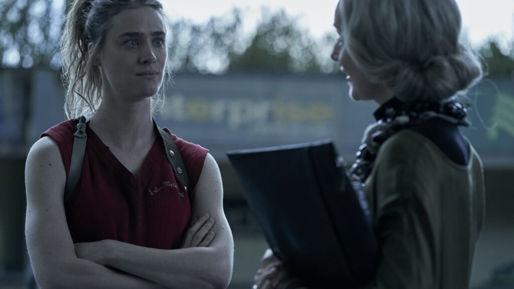 This HBO Max drama with 98% on Rotten Tomatoes is streaming soon — and it’s a rare post-apocalyptic show done right Mackenzie Davis as Kirsten and Caitlin McGrill-Fitzgerald as Elizabeth in Station Eleven.