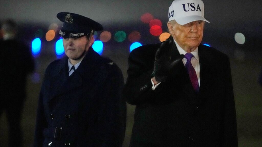 Trump says he doesn’t know if aliens are real but directs government to release files on UFOs : NPR Trump says he doesn't know if aliens are real but directs government to release files on UFOs : NPR