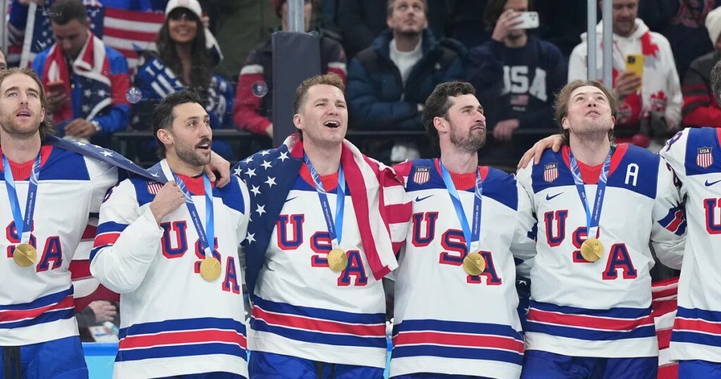 U.S. men’s hockey team to appear at Trump’s State of the Union with their gold medals, Johnson says U.S. men's hockey team to appear at Trump's State of the Union with their gold medals, Johnson says