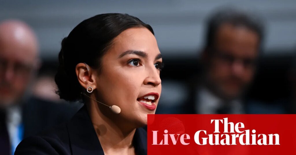 Unconditional US military aid to Israel ‘enabled a genocide in Gaza’, Alexandria Ocasio-Cortez says – live | Trump administration