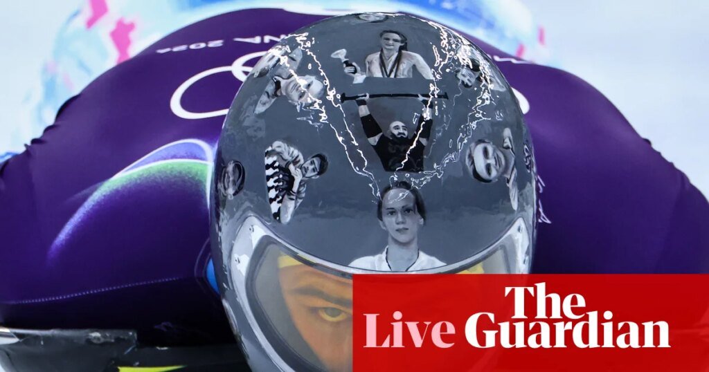 Winter Olympics 2026: Ukrainian athlete kicked out of skeleton over helmet tribute – live | Winter Olympics 2026
